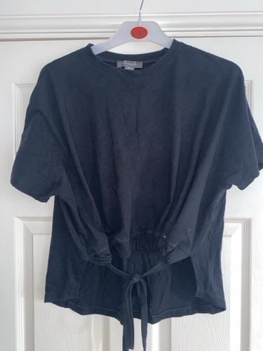 Primark black tie shirt - black,