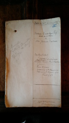1899 manuscript indenture - 1899,