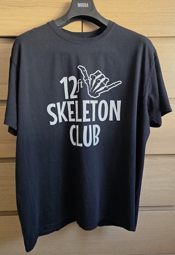 12ft skeleton club graphic tee - club,