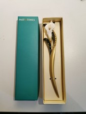 LETTER OPENER  NEW Art Nouveau LILY FLOWER Letter Opener New Boxed Past Times