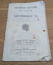 Morris Minor Series II & 1000