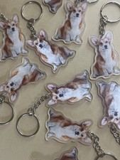 Corgi Dog Breed Keyring