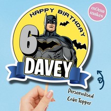 Batman cake topper -