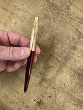 Vintage Parker Maroon/12K Rolled Gold Cap Ballpoint Pen