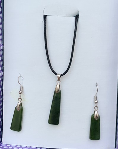 Natural green nephrite jade - natural,
