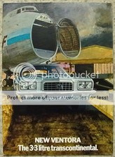 VAUXHALL 3.3 Litre Ventora