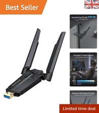 Tri-Band 6GHz USB WiFi Dongle