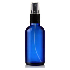 Blue glass dropper - blue,