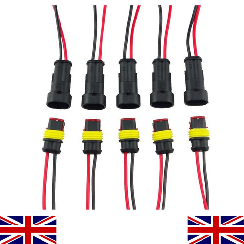 Set 12v 2pin cable wire - 5,