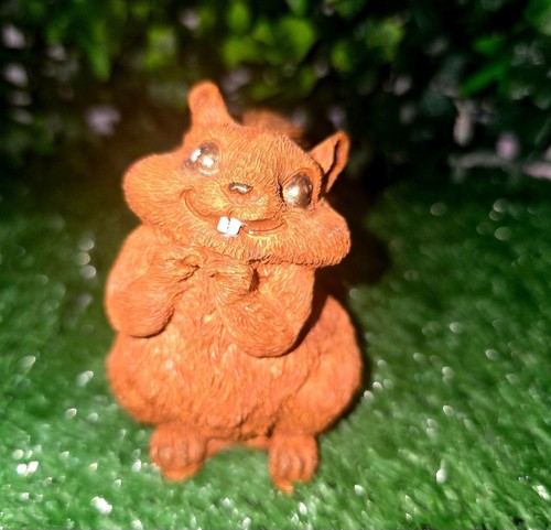 Handmade concrete squirrel - handmade,
