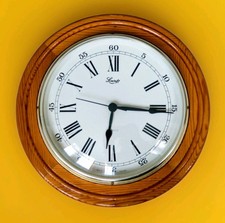 Country Kitchen Wall Clock Large Wooden Working Vintage England Retro 