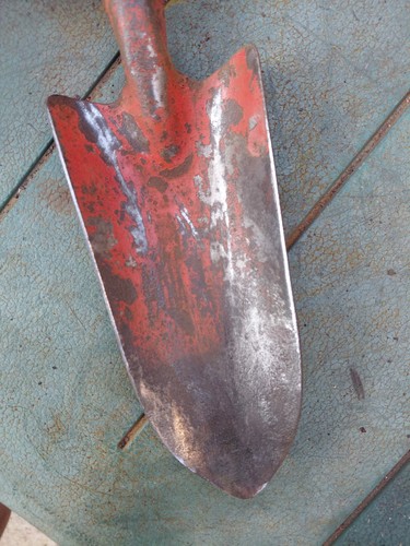 Vintage garden trowel found - trowel, as