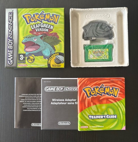 Pokemon leaf green - pokemon, boxed