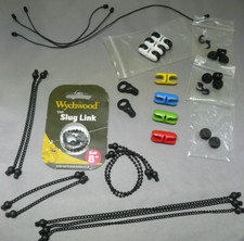 WYCHWOOD SLUG BOBBIN SPARES- BODY/WEIGHT/HOCKEY STICK/BLACK CHAIN,BALL LINK+CORD