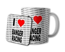 I Love Banger Racing Mug &