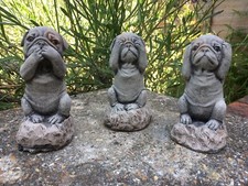 Wise pugs garden ornaments - wise,