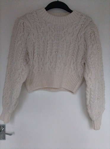 Zara cream cable - zara,