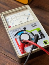 Vintage BRITISH TELECOM BT SA9083 Multimeter Telephone Tester w/ Case & Cables