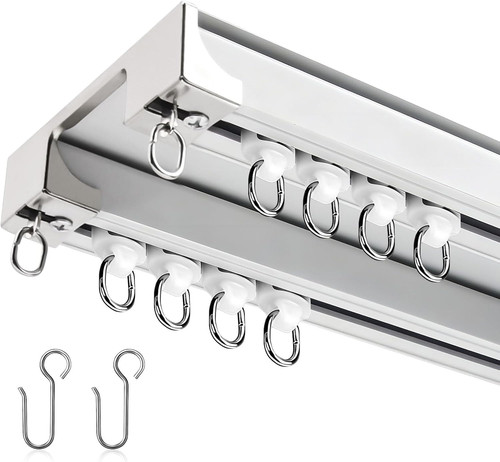 Double curtain track ceiling - double,