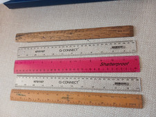 5 Rulers  Job Lot  5 x  12