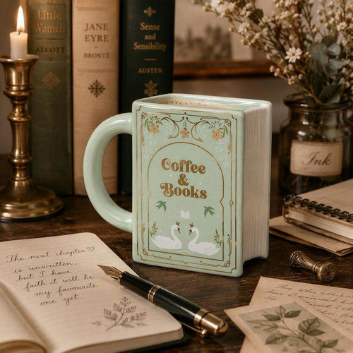Green coffee books - coffee, book