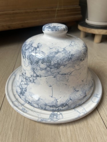 Vintage blue white - blue, &