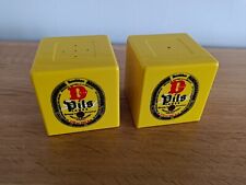 Vintage Holsten Pils Lager Salt & Pepper Cruet Set - Beer Brewery Advertising