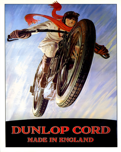 Retro dunlop cord poster - retro,