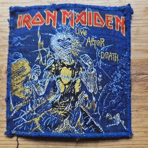 Iron maiden sew patch - on, 1985