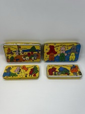 Vintage Bassetts Jelly Babies Tins & Pencil Case Containers with Lids 90s