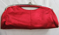 New Look - Red Satin Clutch