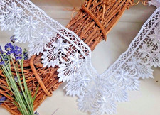 Stunning White Guipure Lace