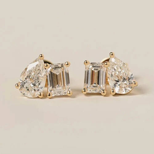 4tcw emerald pear real - 4tcw,