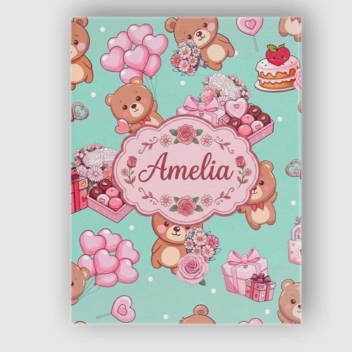 Canvas wall art - custom, name