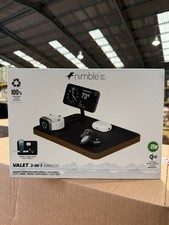 Nimble Valet 3-in-1 Wireless Charger GRADE A - Open box - New Condition