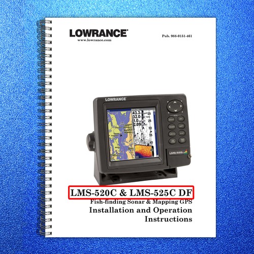 Lowrance lms 520c 525c fish - 525c, df