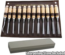 12pc Wood Carving Chisel Set &