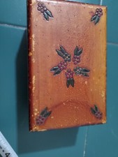 Vtg Wooden Jewelry/Music Box