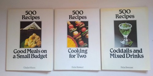 500 recipes cook books - x,