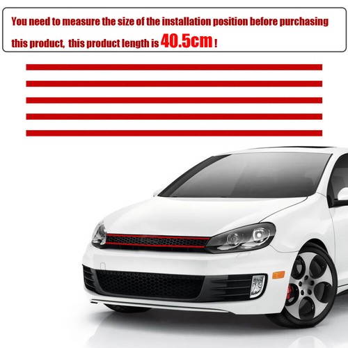 5pcs red car reflective strip - 5pcs,