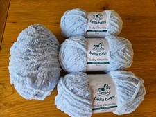 Bella Baby Chenille Baby Yarn x 4 Balls  100% Polyester 