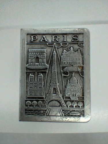 Vintage metal matchbox holder - vintage,