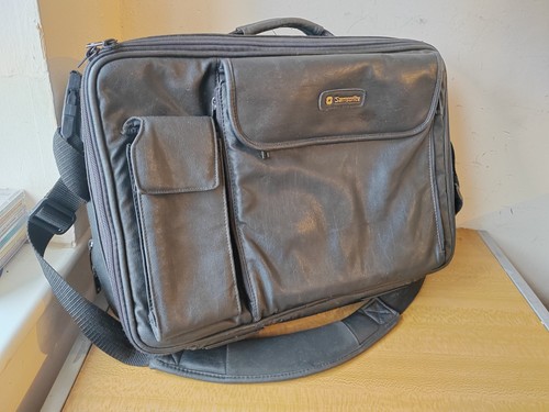 Samsonite black faux leather - samsonite,