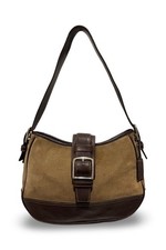 Coach RARE Brown Tan Suede