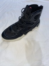 New Ecco Ladies Lightweight Leather Ankle Trainers (Black) size uk5-5.5 EU38