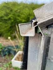 Elite Greenhouse Gutter Fittings short back  Front Leaning Gutter