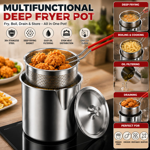 304 stainless steel deep - steel, fryer