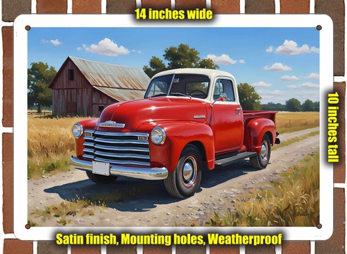 Metal sign 1951 chevrolet - metal,