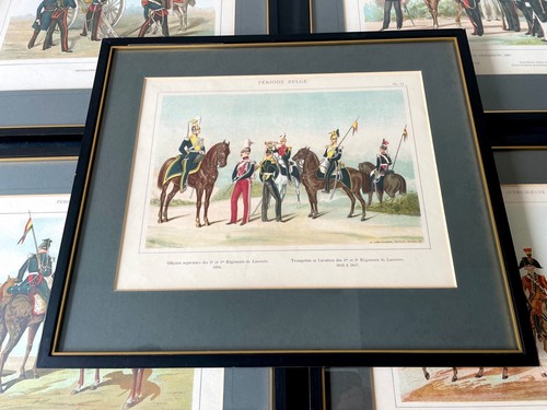 Antique prints military - antique,
