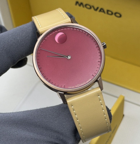 New swiss movado - movado, red